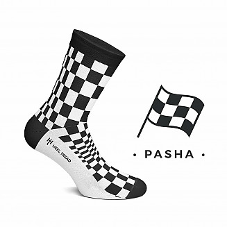 PASHA SOCKS BLACK / WHITE