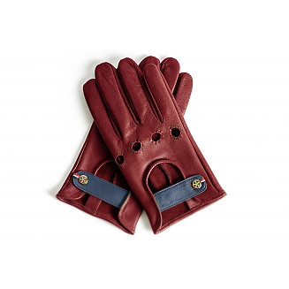 RED LEATHER DRIVING GLOVES - THE REDLINE
