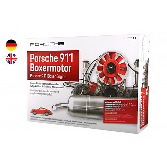 Motor 911 massstab 1 / 4 in 290 modellbausatzteilen (motor läuft, ton und licht))